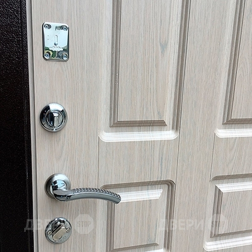 Входная металлическая Дверь Ратибор Комфорт Белёный дуб в Электроуглях