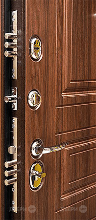 Входная металлическая Дверь Сударь МД-25 Орех бренди в Электроуглях