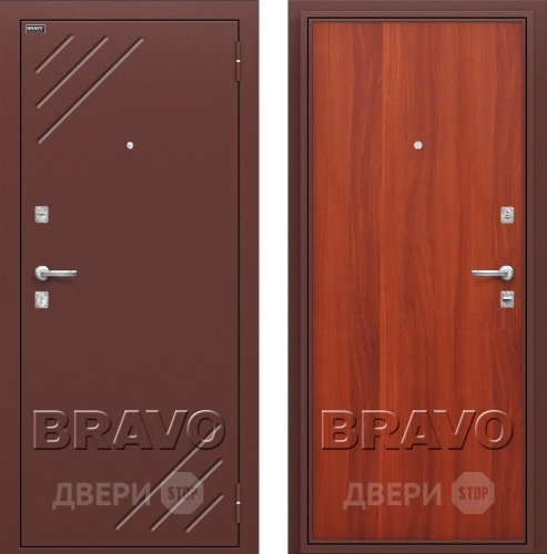 Дверь Bravo Оптим Стандарт Итальянский Орех в Электроуглях