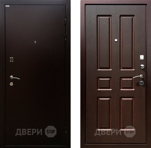 Входная металлическая Дверь Ратибор Комфорт Орех премиум в Электроуглях