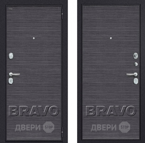 Входная металлическая Дверь Groff Т3-300 Black Wood в Электроуглях
