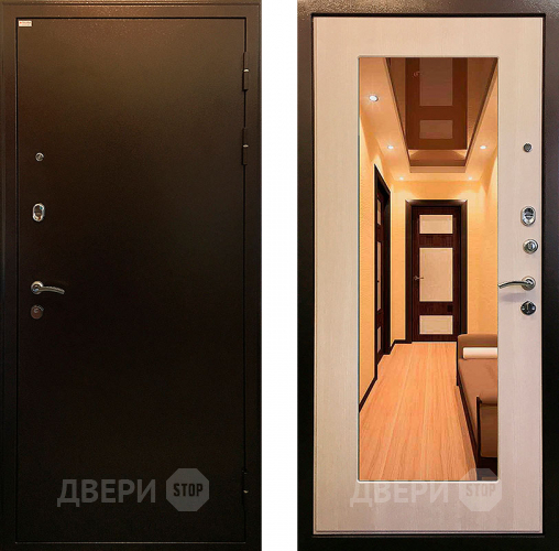 Входная металлическая Дверь Ратибор Милан 3К зеркало Экодуб в Электроуглях