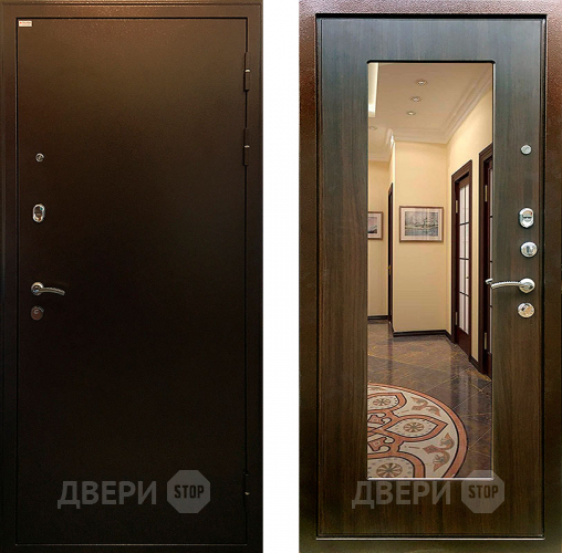 Входная металлическая Дверь Ратибор Милан зеркало Эковенге в Электроуглях