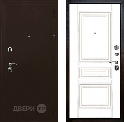 Входная металлическая Дверь Ратибор Рим 3К Белый матовый в Электроуглях