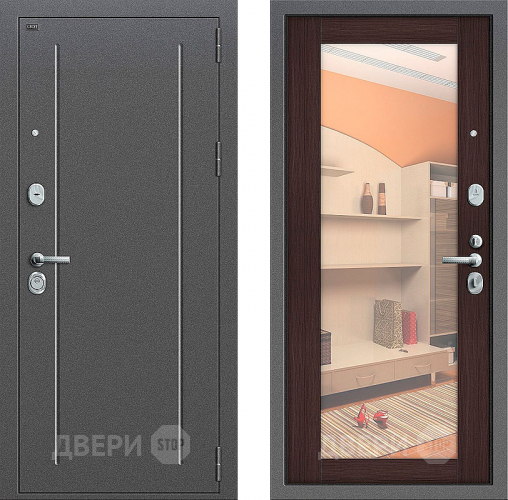 Входная металлическая Дверь Groff Т2-220 Wenge Veralinga в Электроуглях