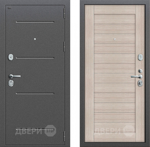 Входная металлическая Дверь Groff Т2-221 Cappuccino Veralinga в Электроуглях