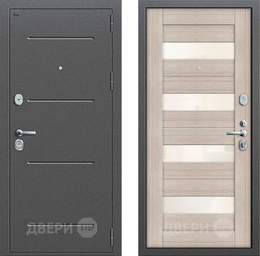 Входная металлическая Дверь Groff Т2-223 Cappuccino Veralinga в Электроуглях