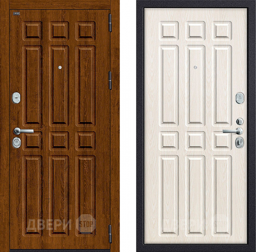 Входная металлическая Дверь Groff P3-315 Французский Дуб/Беленый Дуб в Электроуглях