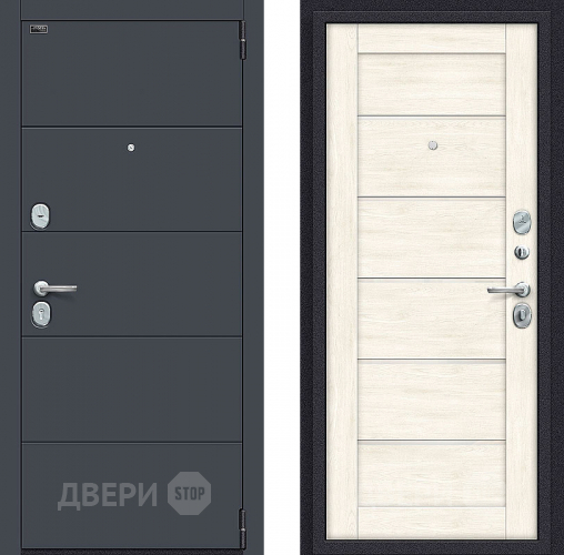 Входная металлическая Дверь Bravo Порта S-3 4/Л22 Nordic Oak в Электроуглях