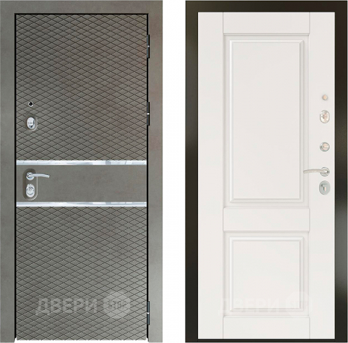 Входная металлическая Райтвер Плаза Графит/Крем в Электроуглях