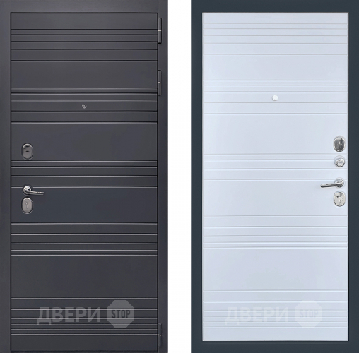 Входная металлическая Дверь Престиж Лига Белый матовый в Электроуглях