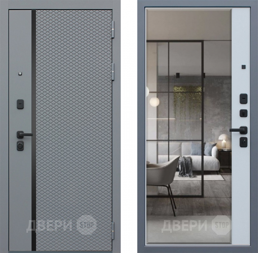 Входная металлическая Дверь АСД Манчестер с зеркалом в Электроуглях