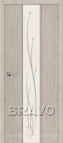 Межкомнатная дверь Глейс-2 Twig (3D Cappuccino) в Электроуглях