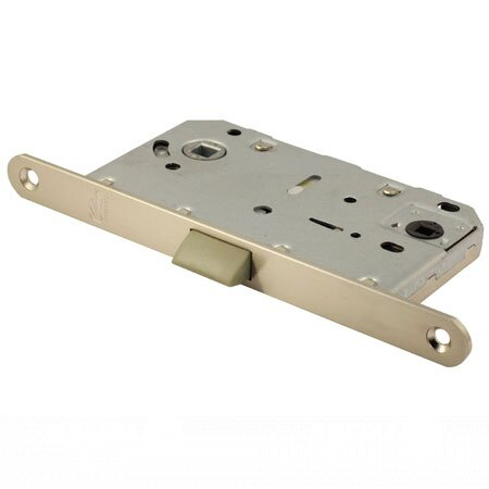 Замок с пластиковым язычком P96 Матовый никель в Электроуглях