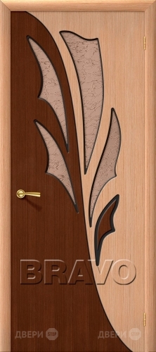 Межкомнатная дверь со стеклом Дуэт (Дуб) в Электроуглях