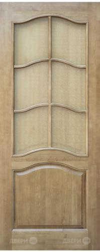 Межкомнатная дверь 7-ПО светлый лак в Электроуглях