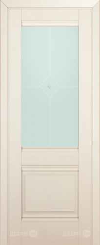 Межкомнатная дверь ProfilDoors 2U магнолия-сатинат (матовое) в Электроуглях