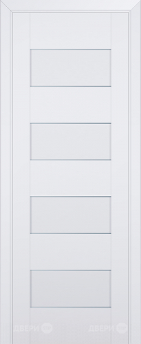 Межкомнатная дверь ProfilDoors 45U аляска частично остекленная (графит) в Электроуглях