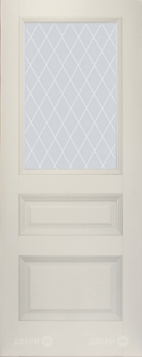 Межкомнатная дверь ProfilDoors 67U магнолия-сатинат (ромб) в Электроуглях