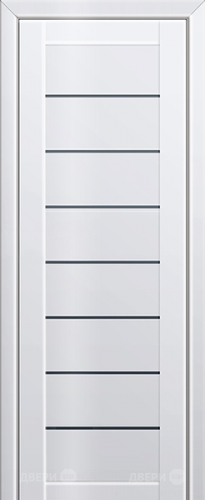 Межкомнатная дверь ProfilDoors 71L белый люкс (графит) в Электроуглях