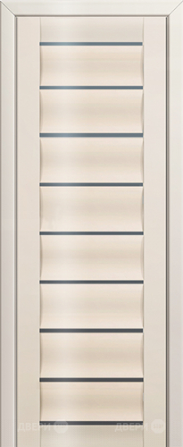 Межкомнатная дверь ProfilDoors 76L магнолия люкс (графит) в Электроуглях