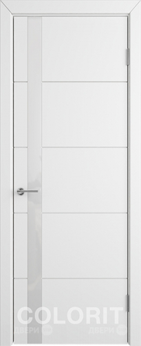 Межкомнатная дверь К4 ПО белая эмаль в Электроуглях