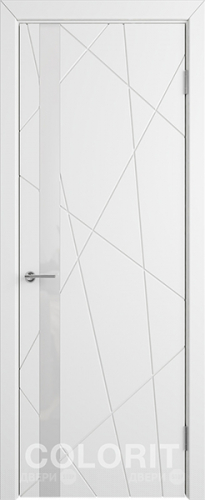 Межкомнатная дверь К5 ПО белая эмаль в Электроуглях