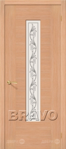 Межкомнатная дверь со стеклом Рондо (Дуб) в Электроуглях