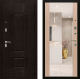 Входная металлическая Дверь Райтвер Мадрид с зеркалом в Электроуглях