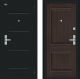 Входная металлическая Дверь Bravo Нео Букле черное/Wenge Veralinga в Электроуглях