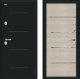 Входная металлическая Дверь Bravo Thermo Лайн Букле черное/Cappuccino Veralinga в Электроуглях