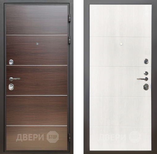 Входная металлическая Дверь Шелтер (SHELTER) Комфорт Венге структурный горизонт 7 Дуб филадельфия крем в Электроуглях