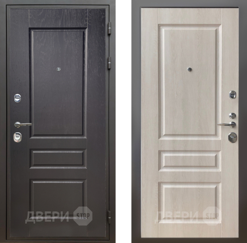 Входная металлическая Дверь Шелтер (SHELTER) Комфорт Дуб английский 3 Дуб филадельфия крем в Электроуглях