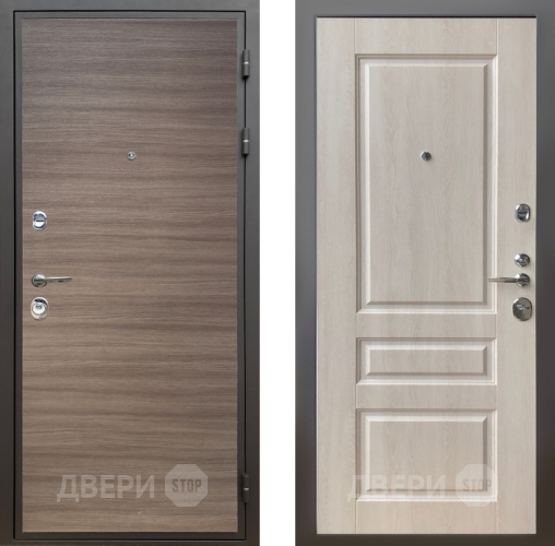 Дверь Шелтер (SHELTER) Комфорт Дуб тоскано поперечный 3 Дуб филадельфия крем в Электроуглях