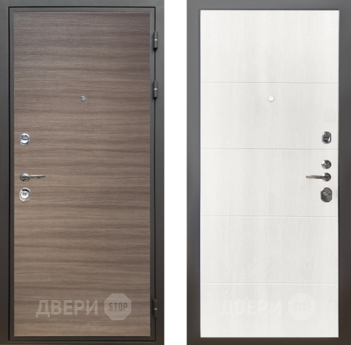 Входная металлическая Дверь Шелтер (SHELTER) Комфорт Дуб тоскано поперечный 7 Дуб филадельфия крем в Электроуглях