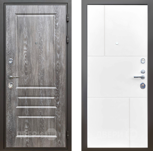 Дверь Шелтер (SHELTER) Комфорт Дуб шале серебро 8 Белый матовый в Электроуглях