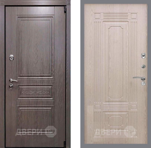 Входная металлическая Дверь Рекс (REX) Пренмиум-S FL-2 Беленый дуб в Электроуглях