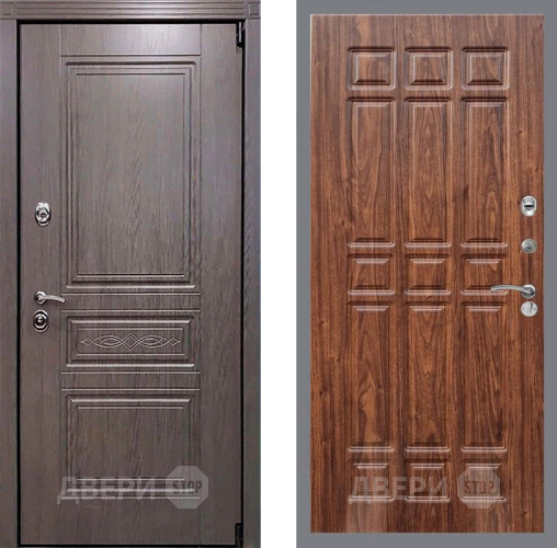 Входная металлическая Дверь Рекс (REX) Пренмиум-S FL-33 орех тисненый в Электроуглях