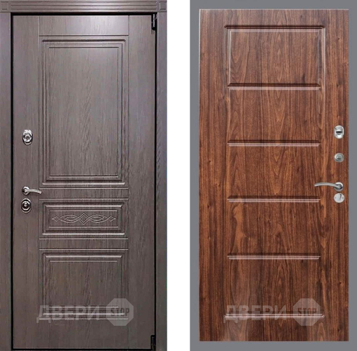 Входная металлическая Дверь Рекс (REX) Пренмиум-S FL-39 орех тисненый в Электроуглях