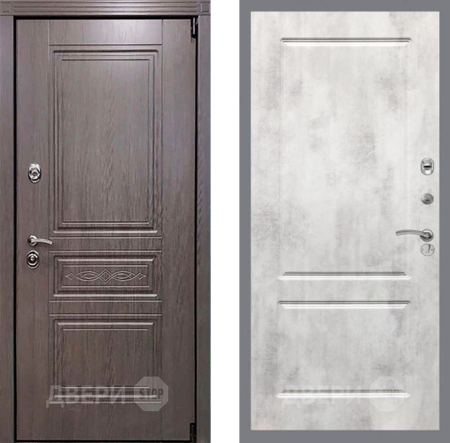 Входная металлическая Дверь Рекс (REX) Пренмиум-S FL-117 Бетон светлый в Электроуглях