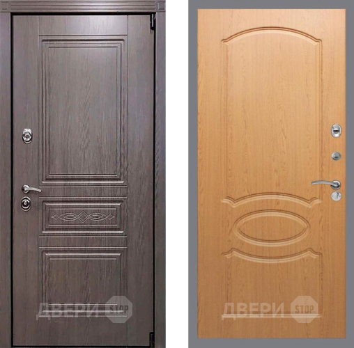 Входная металлическая Дверь Рекс (REX) Пренмиум-S FL-128 Дуб в Электроуглях