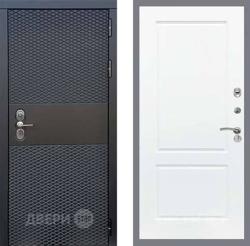 Входная металлическая Дверь Стоп БЛЭК CISA ФЛ-117 Силк Сноу в Электроуглях