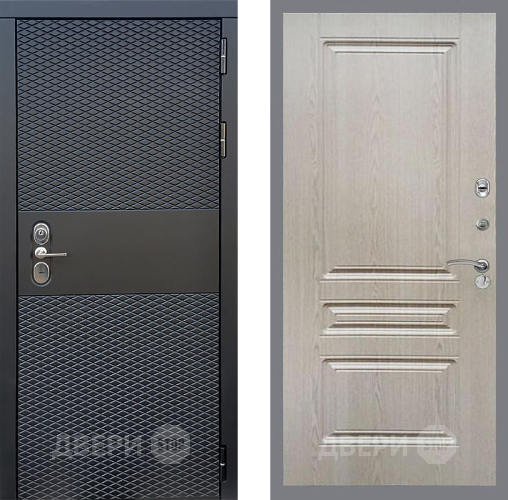 Входная металлическая Дверь Стоп БЛЭК CISA ФЛ-243 Беленый дуб в Электроуглях