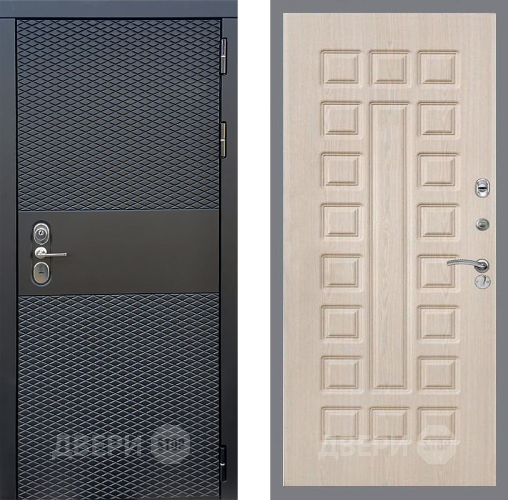 Входная металлическая Дверь Стоп БЛЭК CISA ФЛ-183 Беленый дуб в Электроуглях