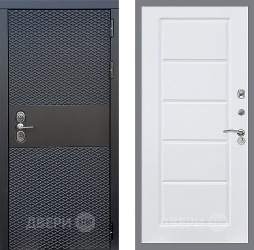 Входная металлическая Дверь Стоп БЛЭК CISA ФЛ-39 Силк Сноу в Электроуглях