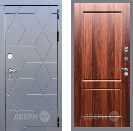 Входная металлическая Дверь Стоп КОСМО ФЛ-117 Итальянский орех в Электроуглях
