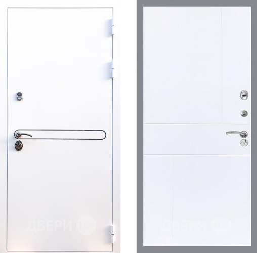 Входная металлическая Дверь Стоп Лайн Вайт ФЛ-290 Силк Сноу в Электроуглях