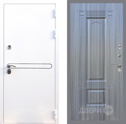 Входная металлическая Дверь Стоп Лайн Вайт ФЛ-2 Сандал грей в Электроуглях