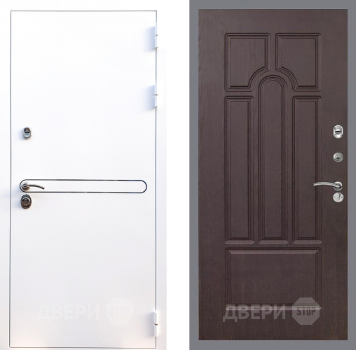 Входная металлическая Дверь Стоп Лайн Вайт ФЛ-58 Венге в Электроуглях