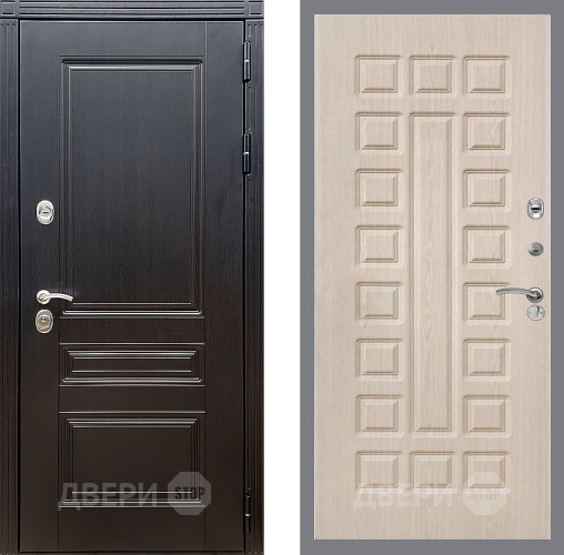 Входная металлическая Дверь Стоп МЕГАПОЛИС ФЛ-183 Беленый дуб в Электроуглях